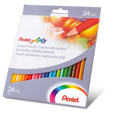 Estojo Lápis de Cor C/24 Cb8-24 Pentel